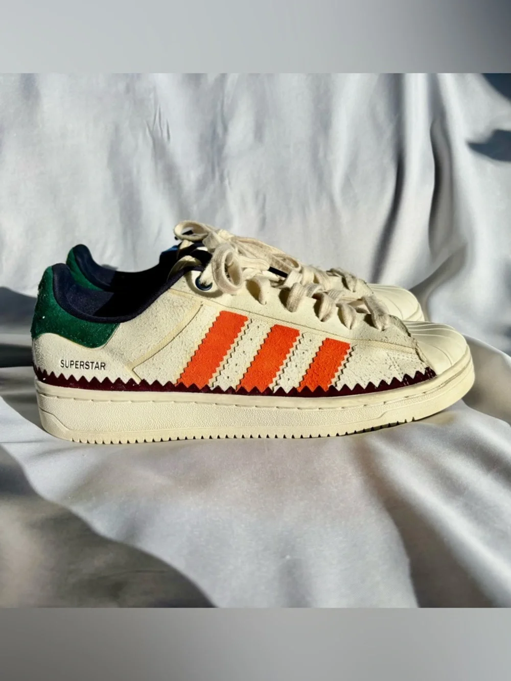 LIMITED EDITION-adidas Superstar OT Tech Cream Victory Crimson 2021 Men’s size 8